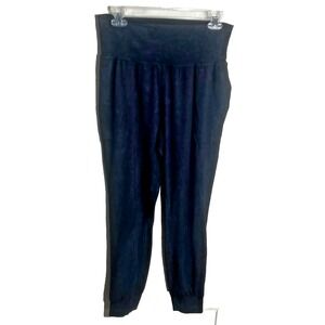 Athleta Salutation Joggers Women's Size Medium Gray Wash Athleisure Yoga Lounge‎